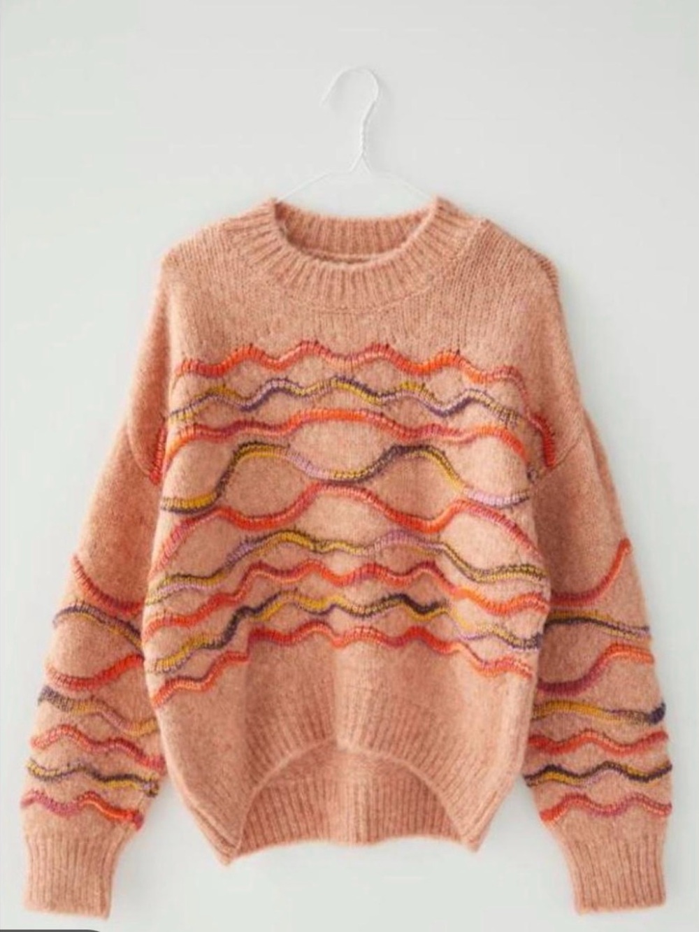 Urban Outfitters Squiggle Knit Jumper, XS
